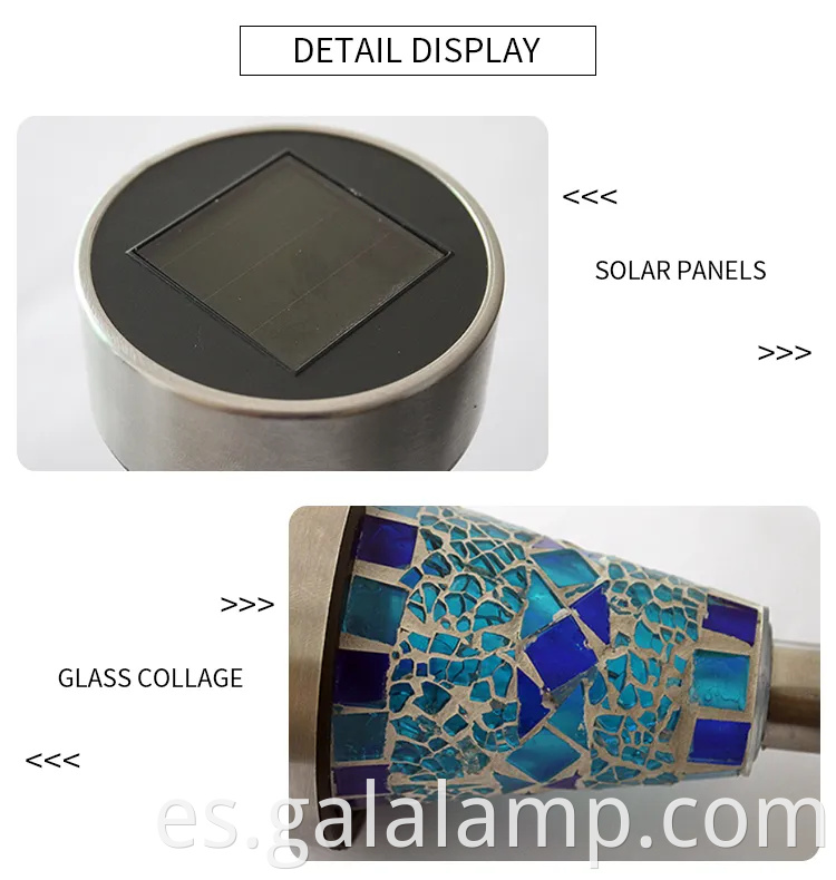 Luces de pico de jardín de acero inoxidable premium para caminos